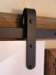 Round End Barn Door Hardware Kit, Smooth