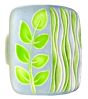 Large Square Light Blue with Sea Grass Ceramic Cabinet Pull