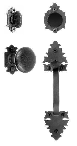 Large Double Warwick Handle & Knob Dummy Set
