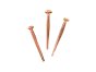 2-1/2" Square Cut Boat Nail, Copper Plated, 3-Pack