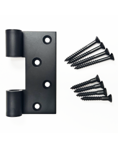 Half Surface Butt Kit for Heavy Smooth Straps, Black