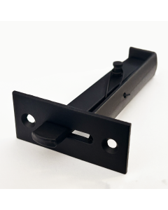 Tubular Drop Latch with Screws, Black