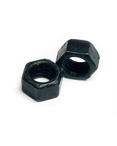 3/8"-16 Hex Nut, Black