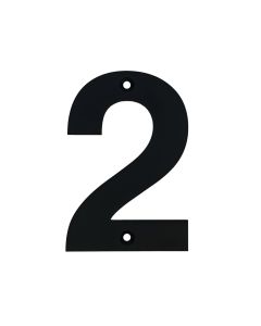 Black Stainless Steel House Number 2