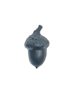 Black Acorn Cabinet Knob