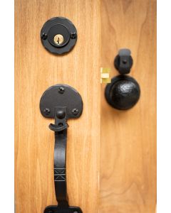 Forged Bean Handle & Knob Mortise Lock Set