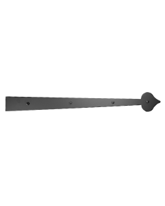 20" Forged Decorative Heart Dummy Strap