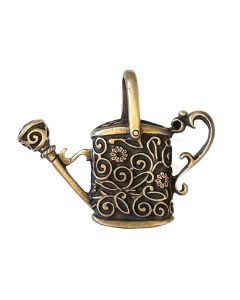 Antique Brass Watering Can Cabinet Knob