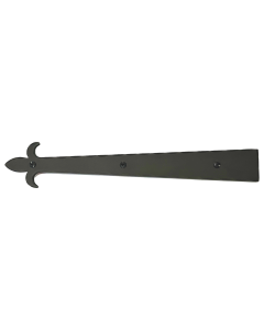 14" Decorative Fleur-de-lis Dummy Strap