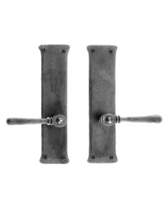 Greenwich Double Straight Lever Dummy Set, Black