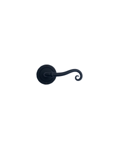 Iron Art Dummy Right Hand Scroll Lever with Round Rose