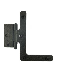 7" L Half Surface Hinge, Pair