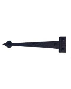 6-1/2" Rough Heart Cabinet Strap Hinge with 3/4" Offset, Pair