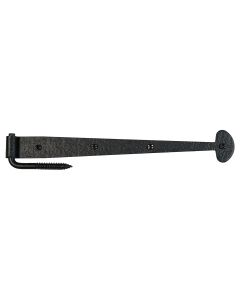 16" Rough Bean Gate Strap Hinge & Pintle