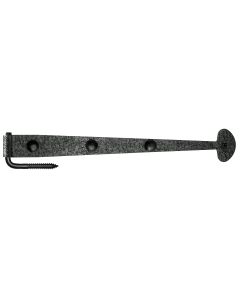 15-5/8" Rough Bean Gate Strap Hinge with Carriage Bolts & Pintle