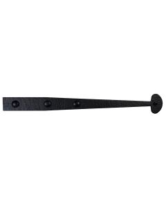 18 1/4" Decorative Rough Bean Gate Strap with Carriage Bolts