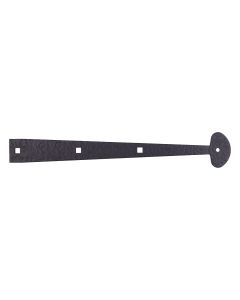 14 1/2" Decorative Rough Bean Gate Strap with Carriage Bolts