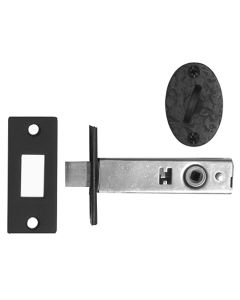 2-3/8" Backset Rough Bean Turn piece & Privacy Bolt