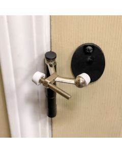 Hinge mounted door stop