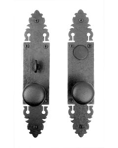 Warwick Double Knob with Double Escutcheon Dummy Set
