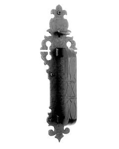 Small Handle with Warwick Backplate with Thumb Piece