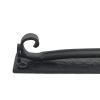 Forged Iron Curled Gate/Shutter Bolt