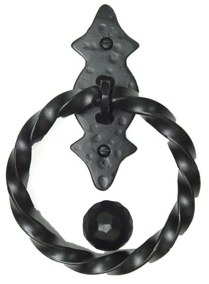 6 Point Back Twisted Ring Knocker