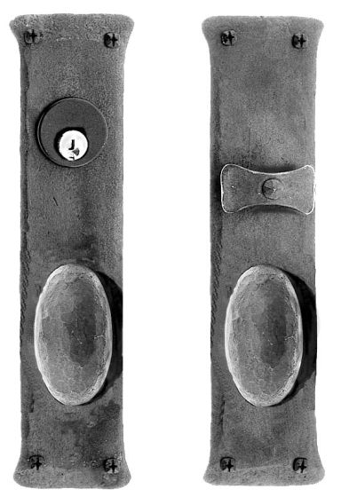 Greenwich Double Knob Mortise Lock Entrance Set