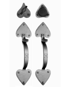 Forged Double Heart Dummy Double Handle Pull Set