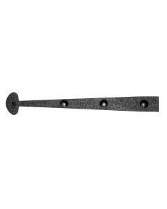 18 1/4" Decorative Rough Bean Gate Strap with Carriage Bolts