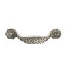 Royal Scroll Drawer Pull, Antique Pewter