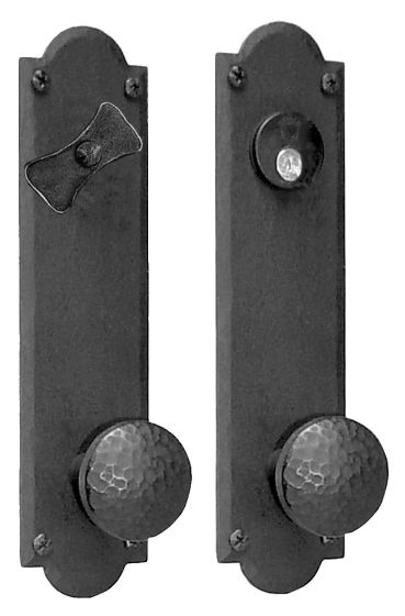Oregon Double Hammered Knob and Double Lock Set