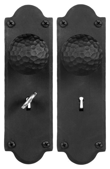 Double Knob Mortise Skeleton Key Lock Set