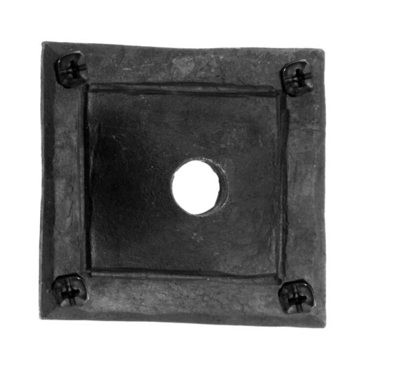 Iron Art Square Rose Passage, Black