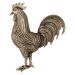 Antique Brass Rooster Cabinet Knob