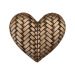 Museum Gold Woven Heart Cabinet Knob