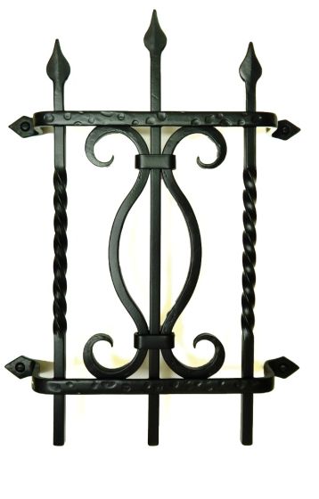 Square Bar Fancy Twist Grille