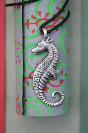 Seahorse Necklace with Pewter Pendant