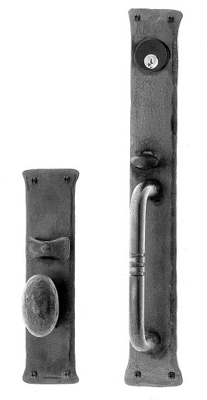 Greenwich Handle and Knob Mortise Lock Set