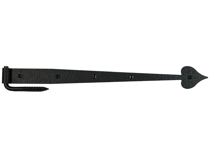 20-1/2" Rough Heart Gate Hinge & Pintle