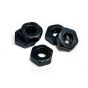 8-32 Hex Nuts, Black