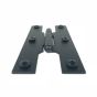 4" Smooth Door H Hinge, Pair