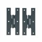 4" Smooth Door H Hinge, Pair