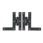 4"  Smooth Door HL Hinge, Pair