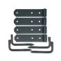 4" Flush Connecticut Shutter Hinge Set