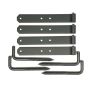 6-5/8" Flush Connecticut Shutter Hinge Set