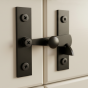 Smooth Knob & Bar Cabinet Latch