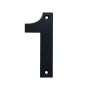 Black Stainless Steel House Number 1