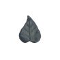 Matte Black Realistic Leaf Cabinet Knob