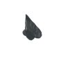 Matte Black Realistic Leaf Cabinet Knob